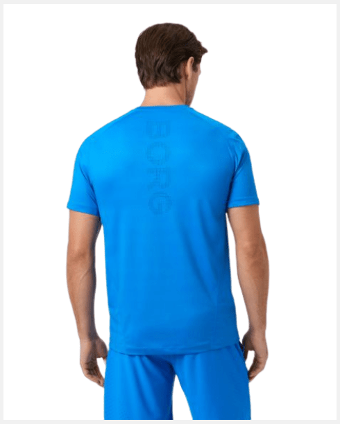 Björn Borg Ace Mesh Panel T-Shirt Blue