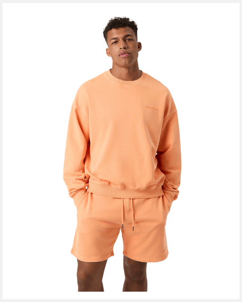 Björn Borg Oversized Washed Sweatshirt Orange
