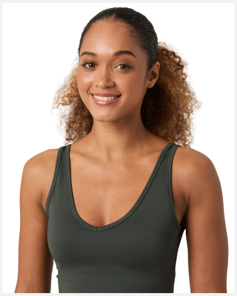 Björn Borg Ace Deep V Neck Tank Top Grey