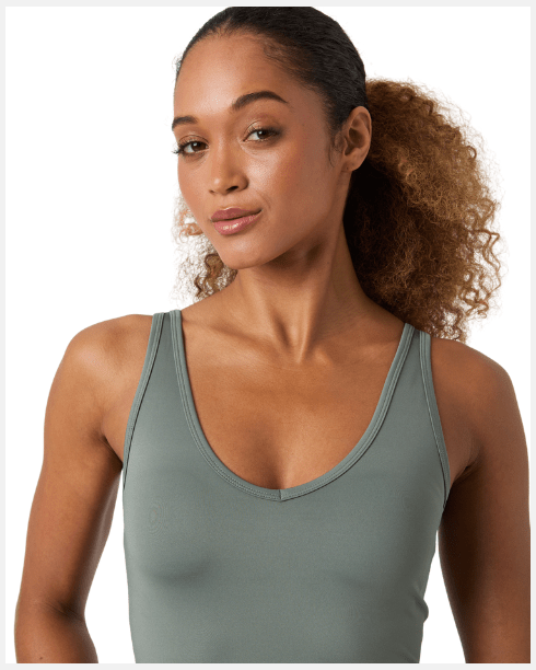 Björn Borg Ace Deep V Neck Tank Top Green