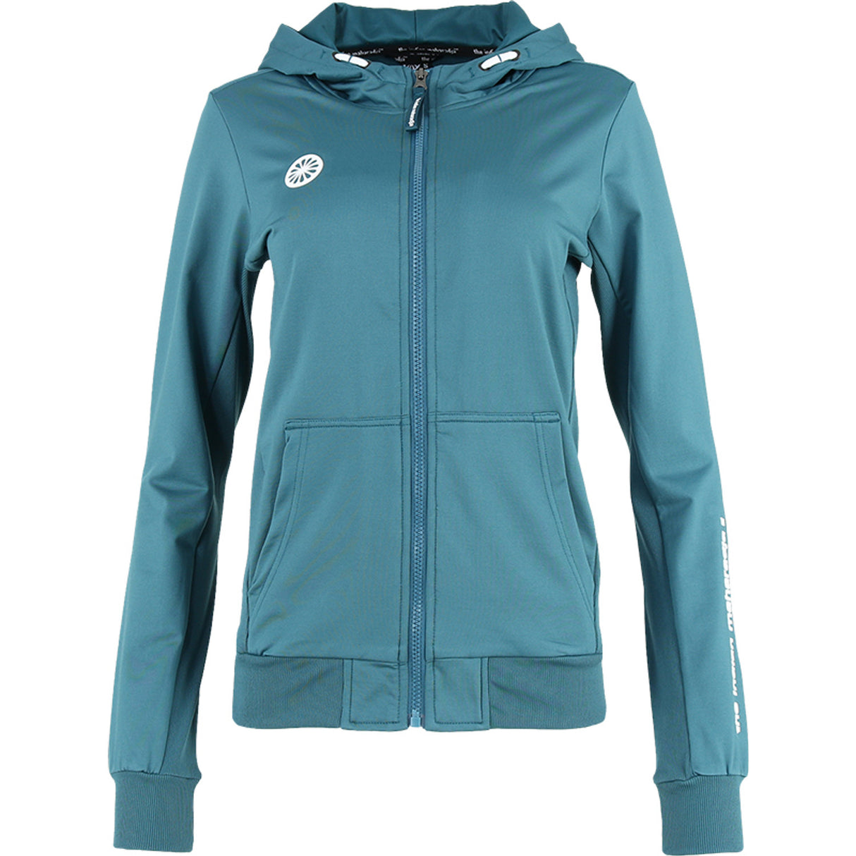 Indian Maharadja Kadiri Women Hooded Jacket Teal