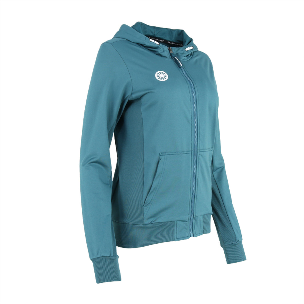 Indian Maharadja Kadiri Women Hooded Jacket Teal