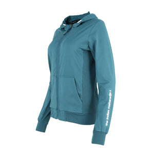 Indian Maharadja Kadiri Women Hooded Jacket Teal