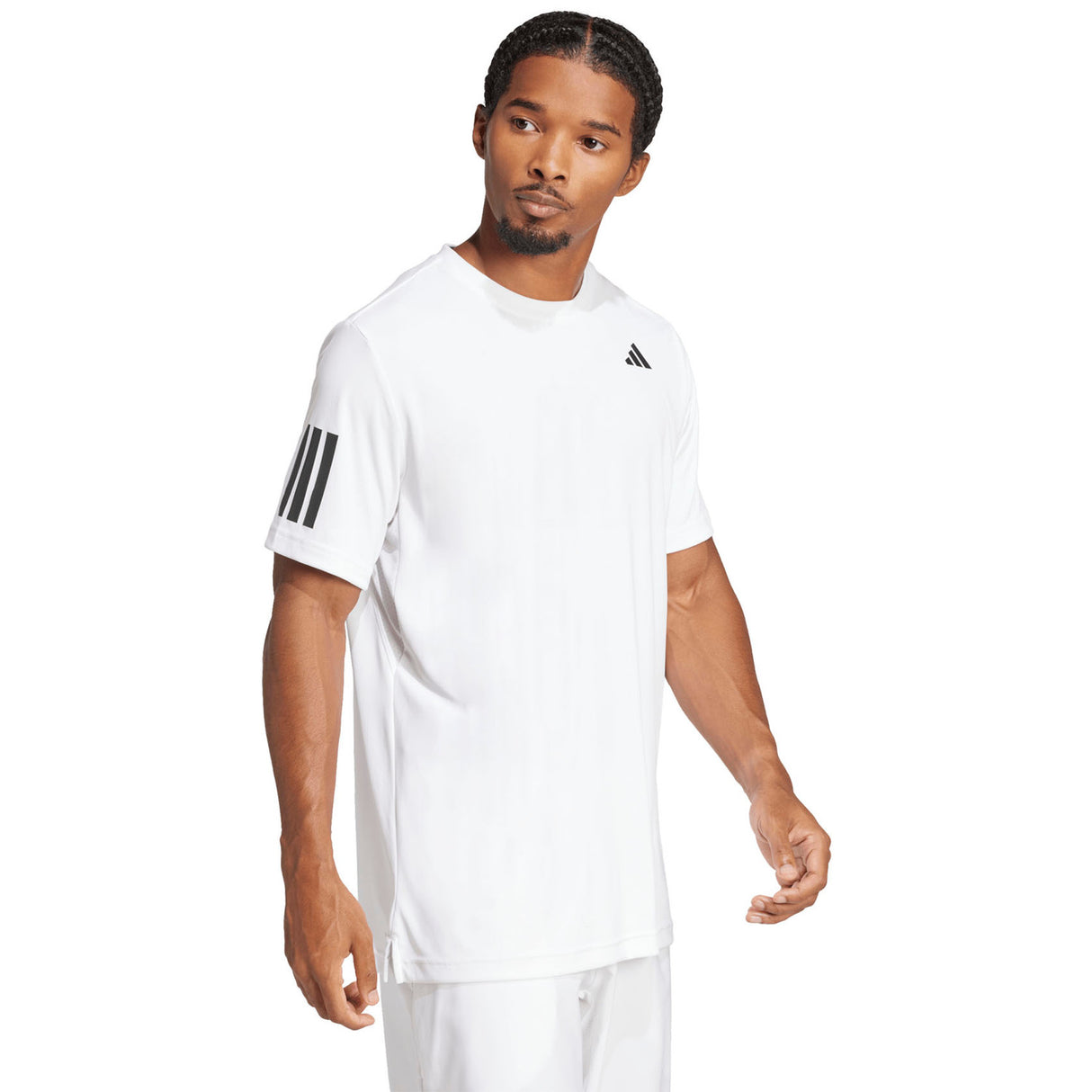 Adidas Club 3-Stripes T-Shirt White