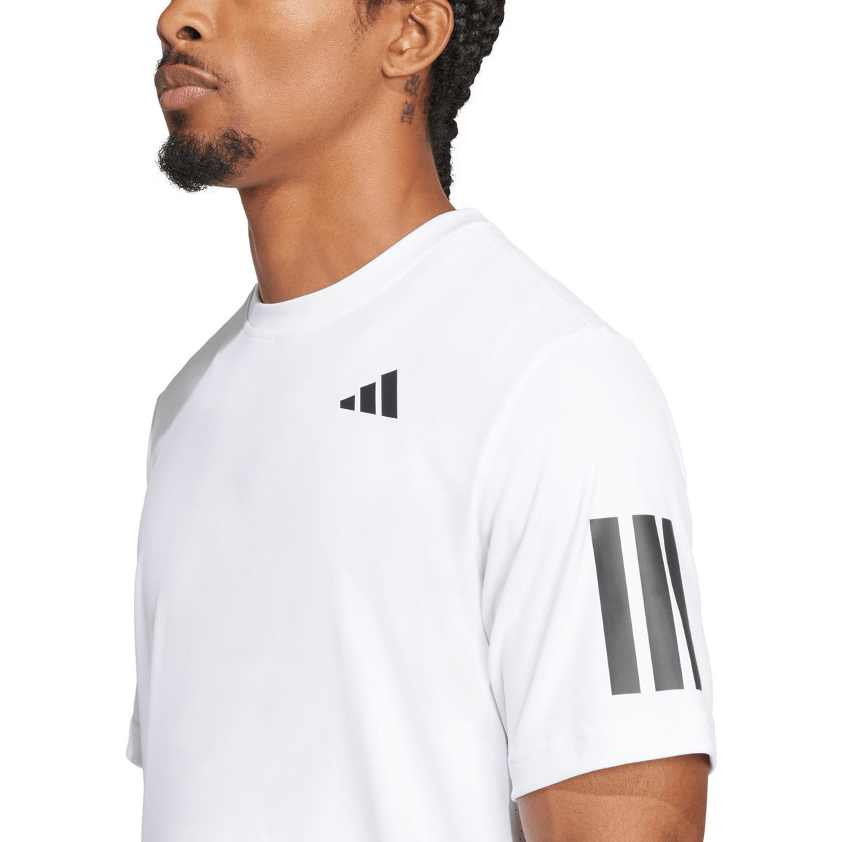Adidas Club 3-Stripes T-Shirt White