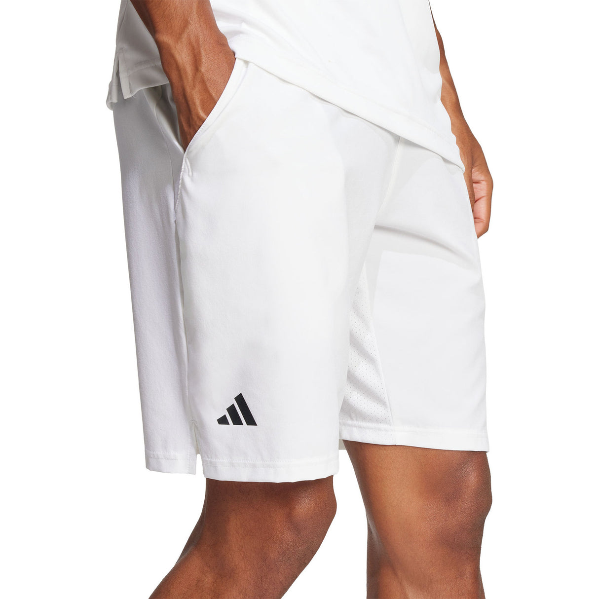 Adidas Club Stretch Shorts White