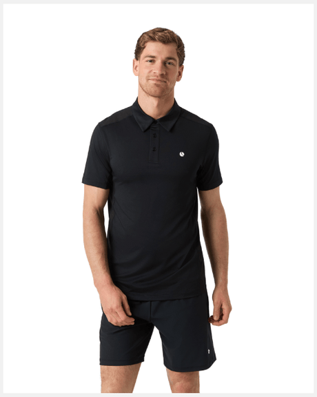Björn Borg Ace Mesh Panel Polo Black