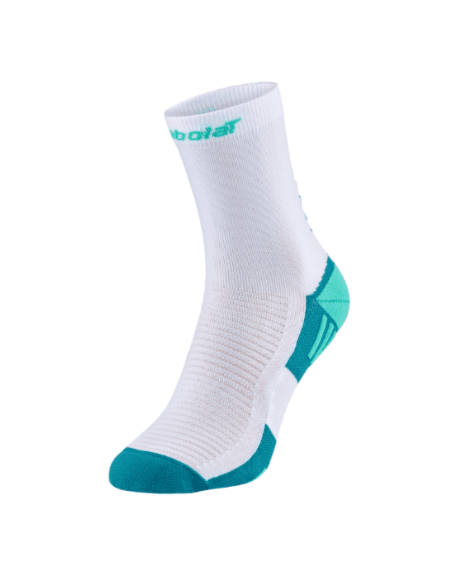 Babolat Mid-Half Sokken Wit/Groen