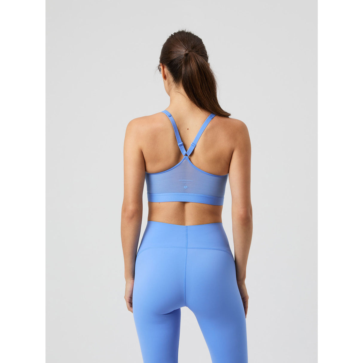 Björn Borg Mid V Support Sports Bra Blue
