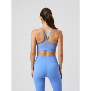 Björn Borg Mid V Support Sports Bra Blue