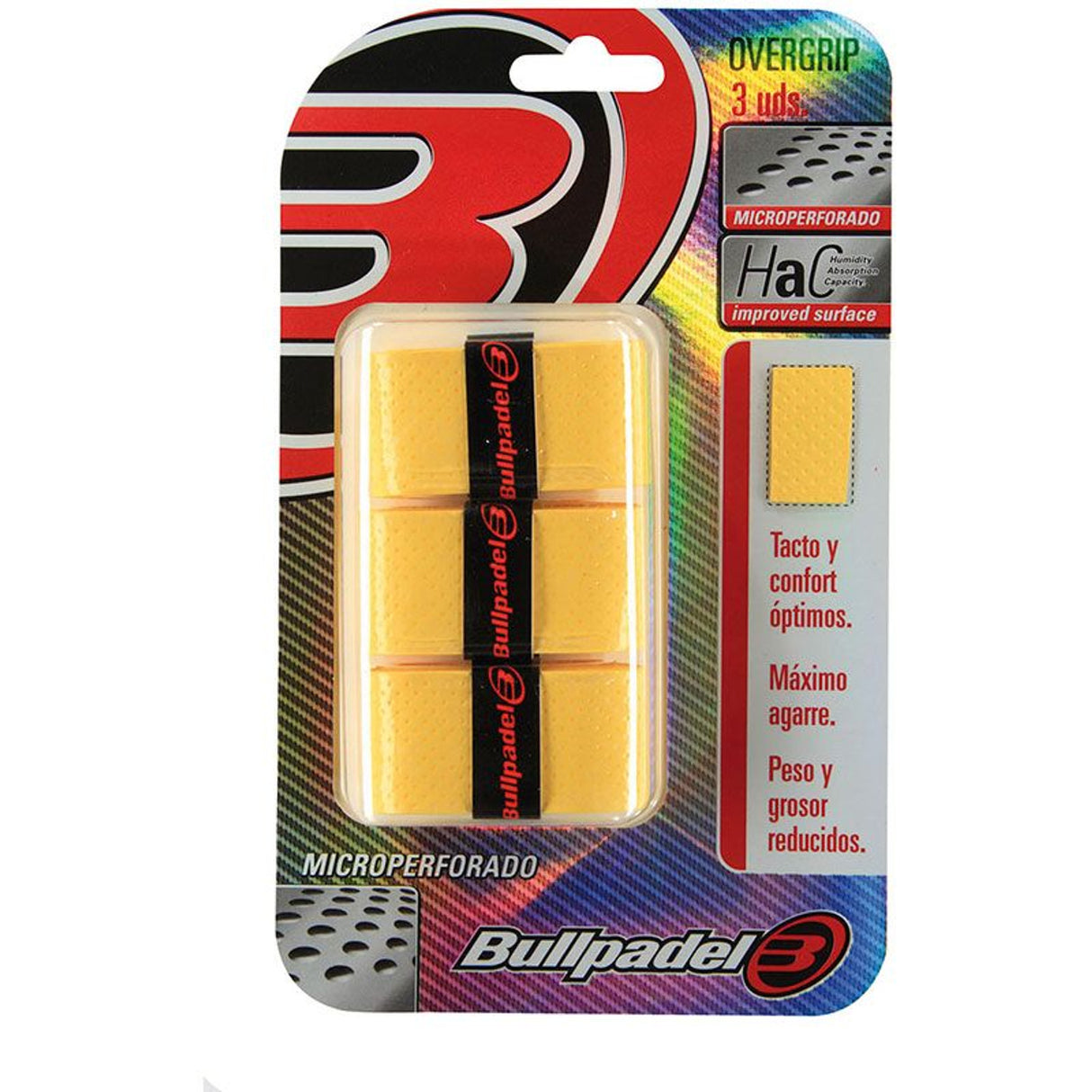 Bullpadel Overgrips Yellow 3 stuks