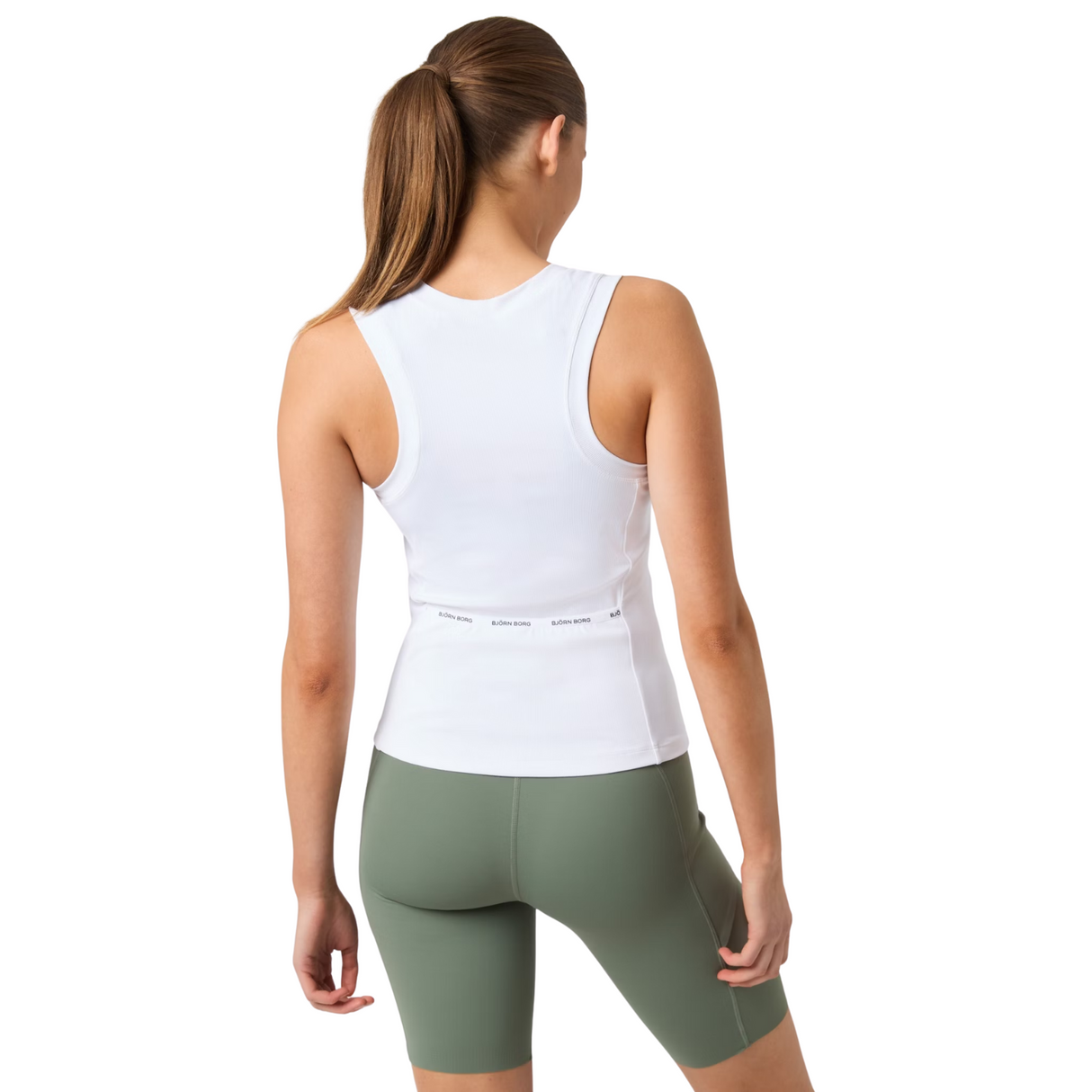 Björn Borg Ace Pocket Ribbed Tank Top White