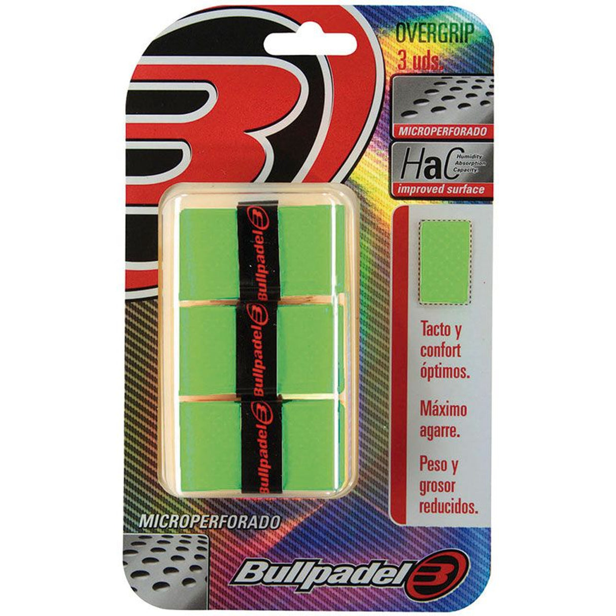 Bullpadel Overgrips Green 3 stuks