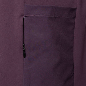 JDH W Hooded Midlayer Plum