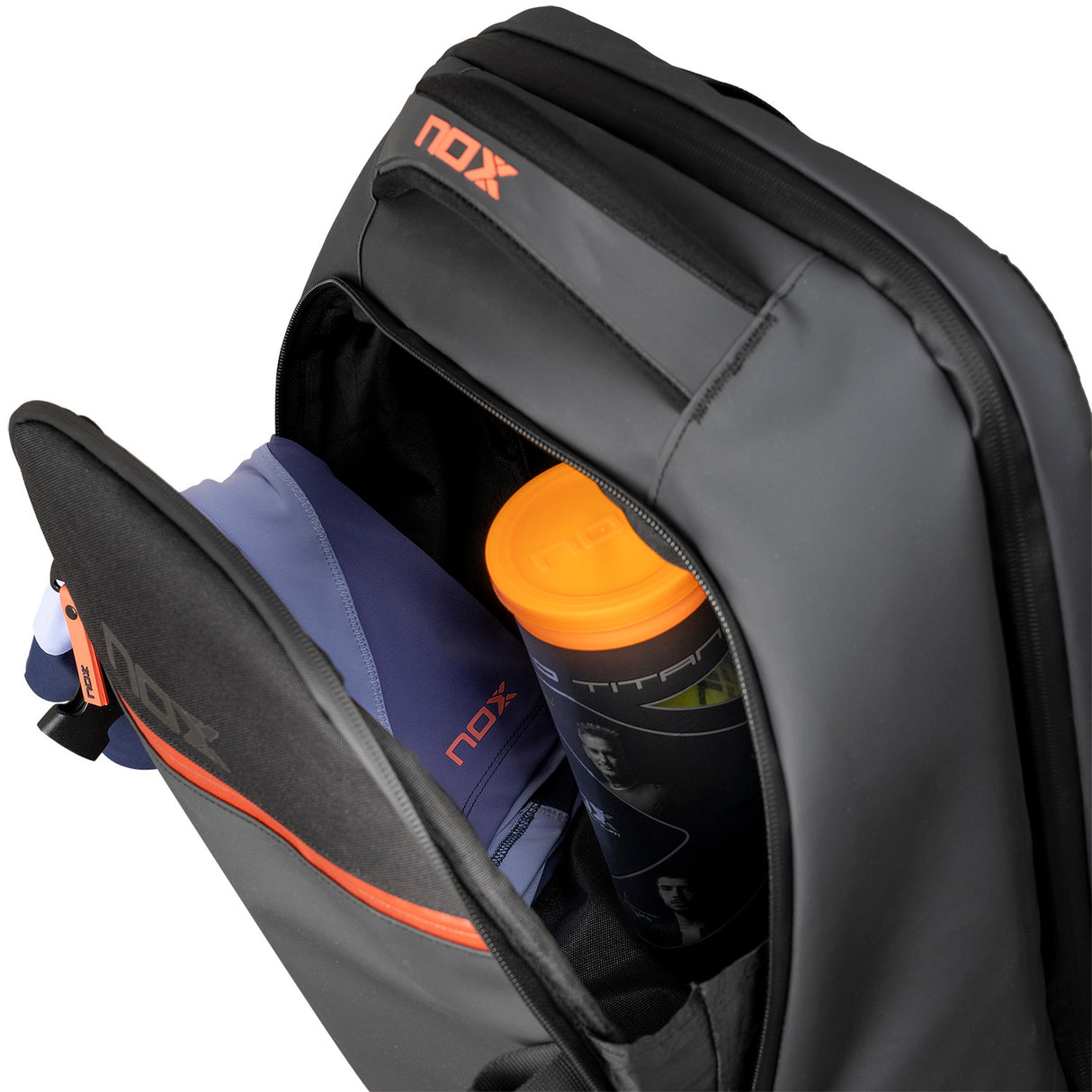 Nox Backpack Luxury Open Series Black/Red