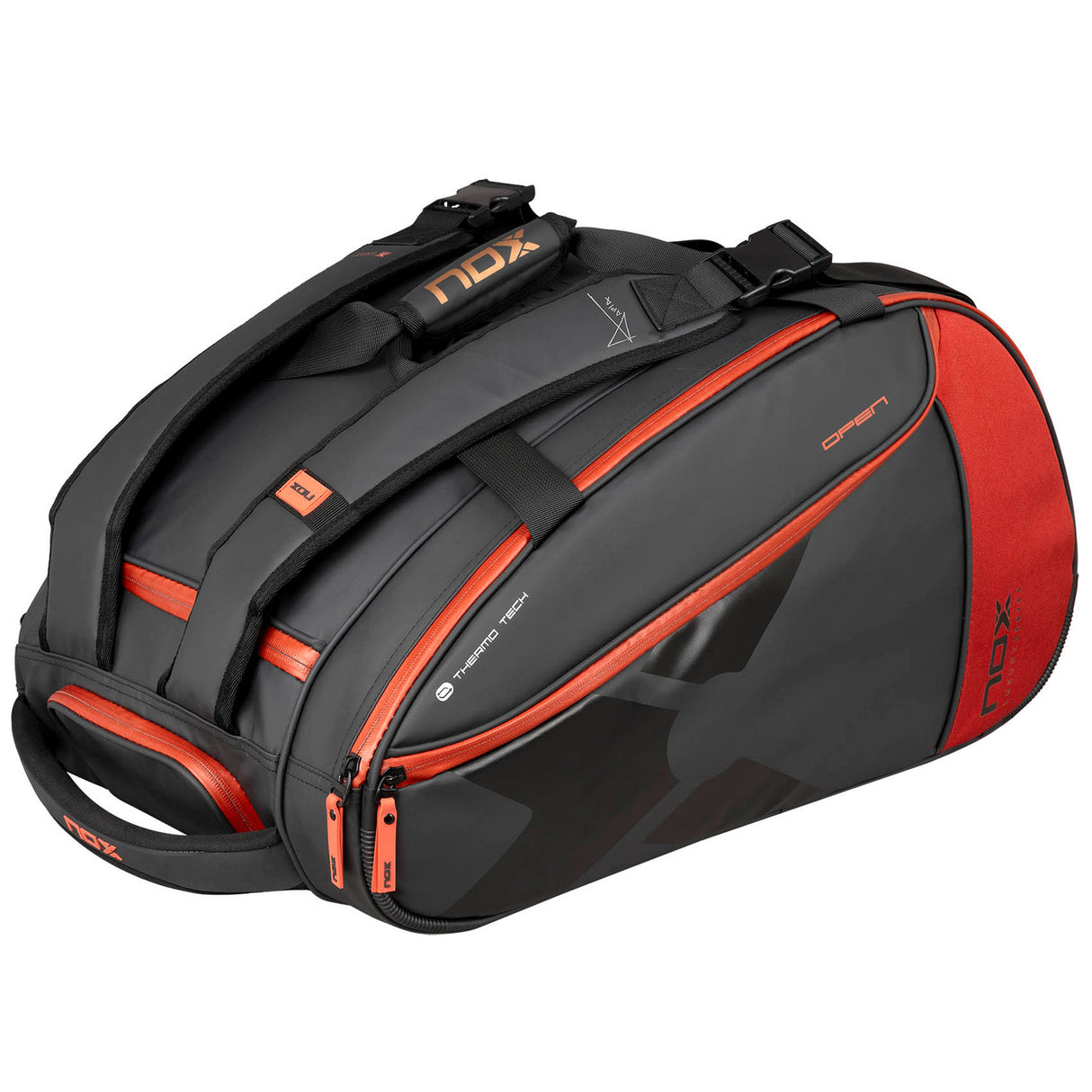 Nox Racketbag Luxury Open Series Black/Red