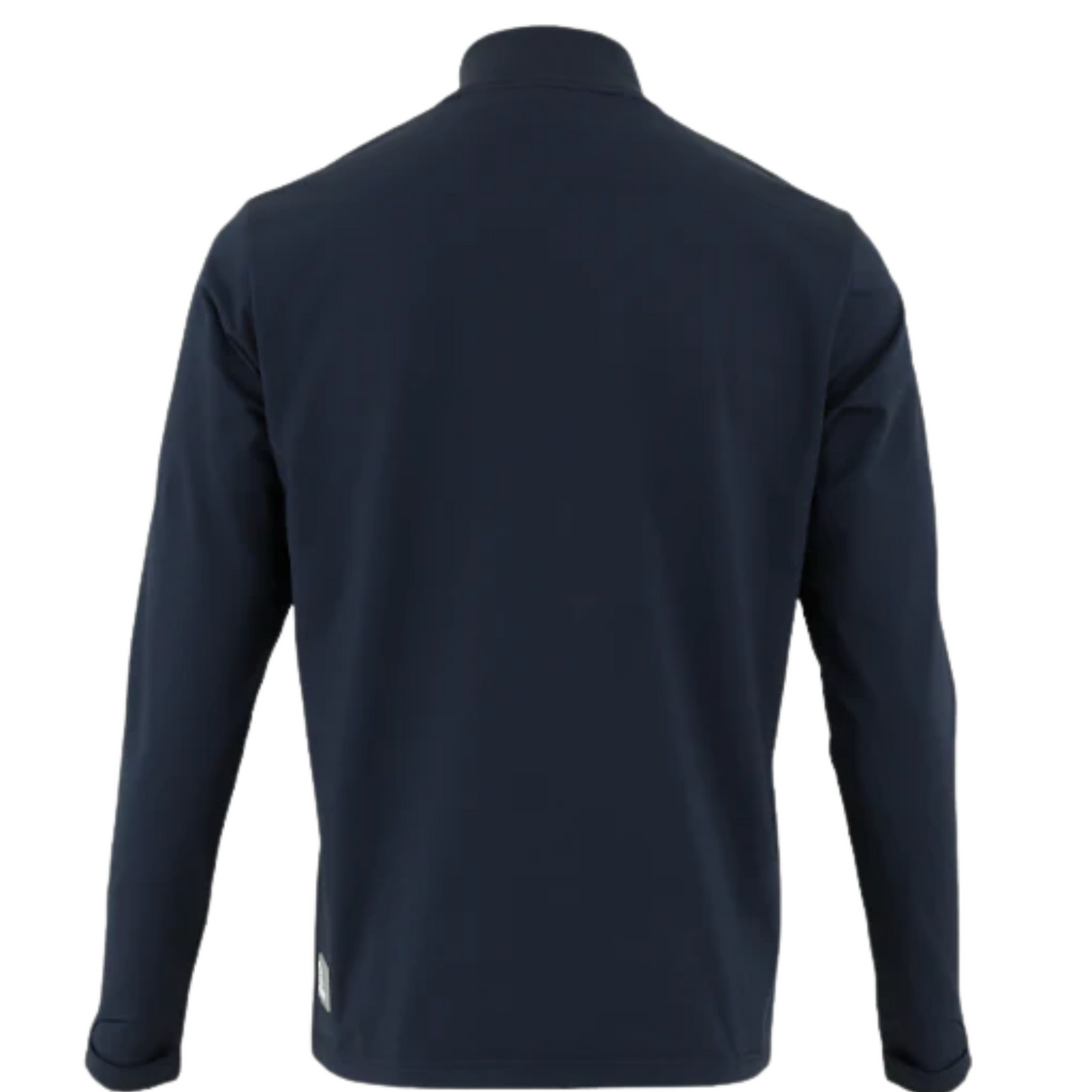The Indian Maharadja Baroda Chevron Half Zip Sweater Navy