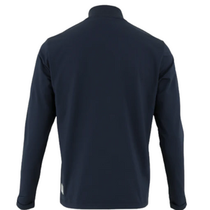 The Indian Maharadja Baroda Chevron Half Zip Sweater Navy