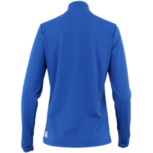 The Indian Maharadja Baroda Chevron Half Zip Sweater W Cobalt
