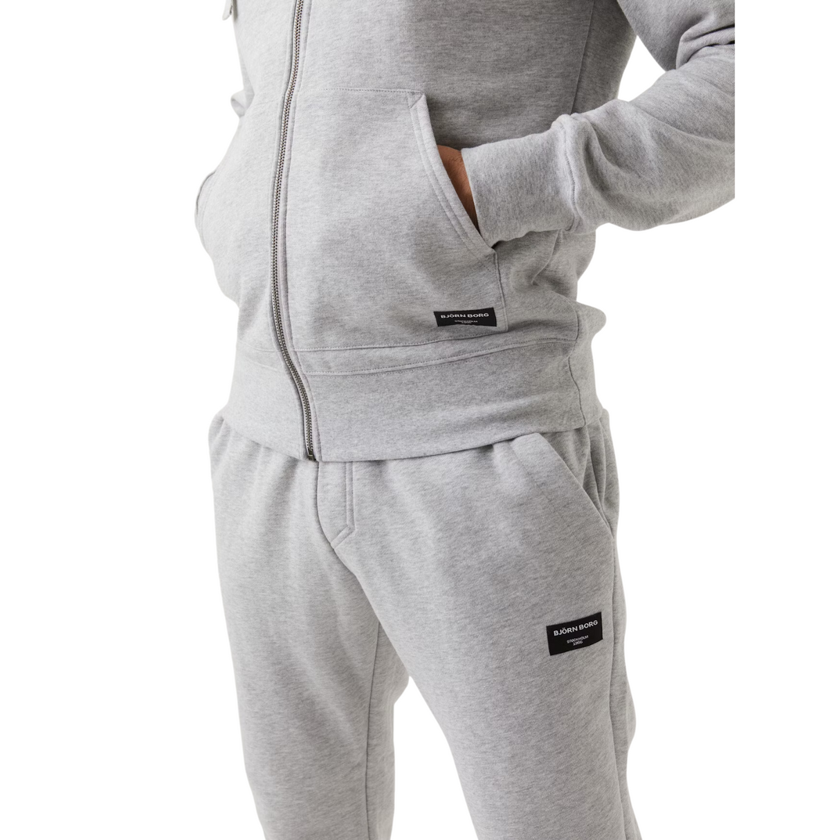 Björn Borg Center Zip Hoodie Gray