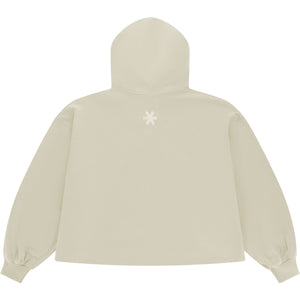 Osaka Cropped Hoodie Warm Grey