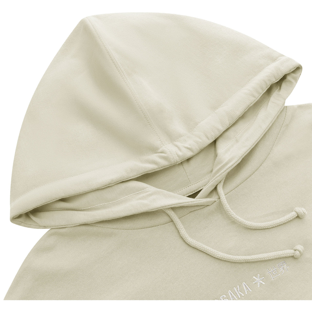 Osaka Cropped Hoodie Warm Grey