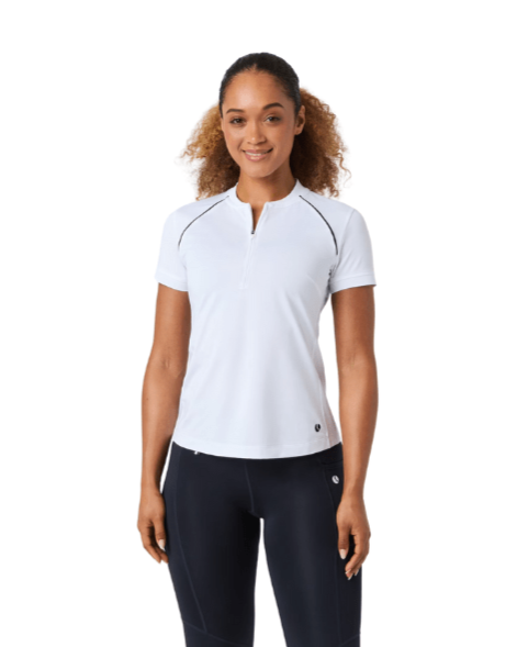 Björn Borg Ace Zip Polo Shirt W White