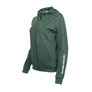 The Indian Maharadja Kadiri Women Hooded Jacket Green