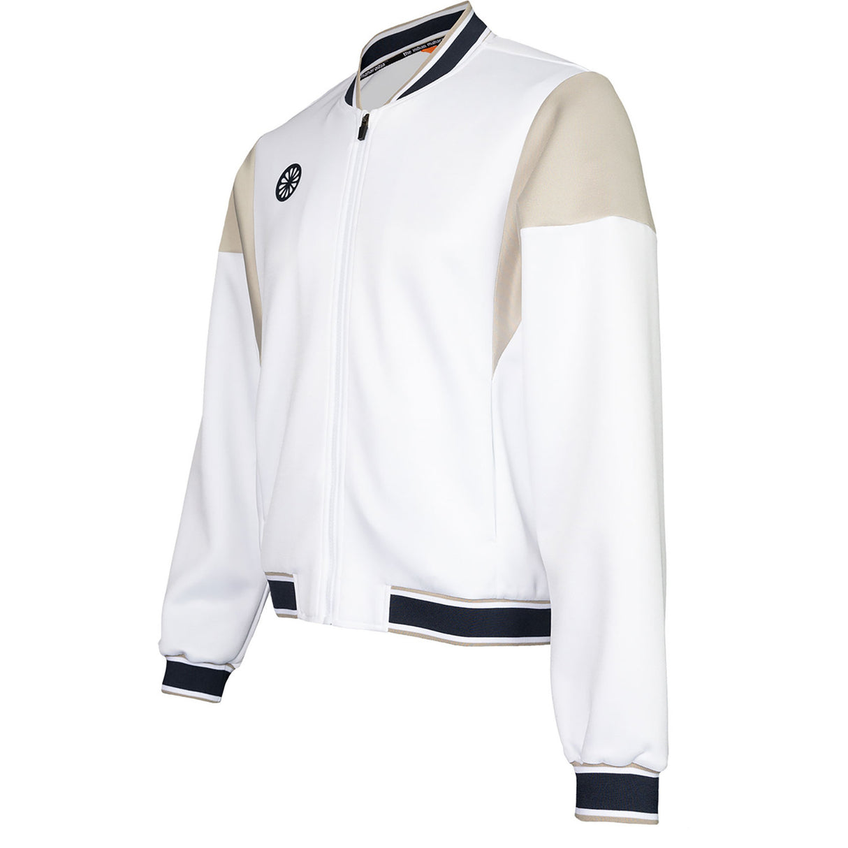 The Indian Maharadja Pique Bomber Jacket White