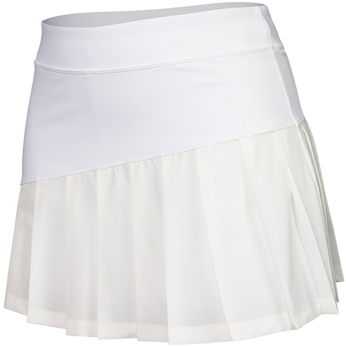 The Indian Maharadja Skirt Pleated White