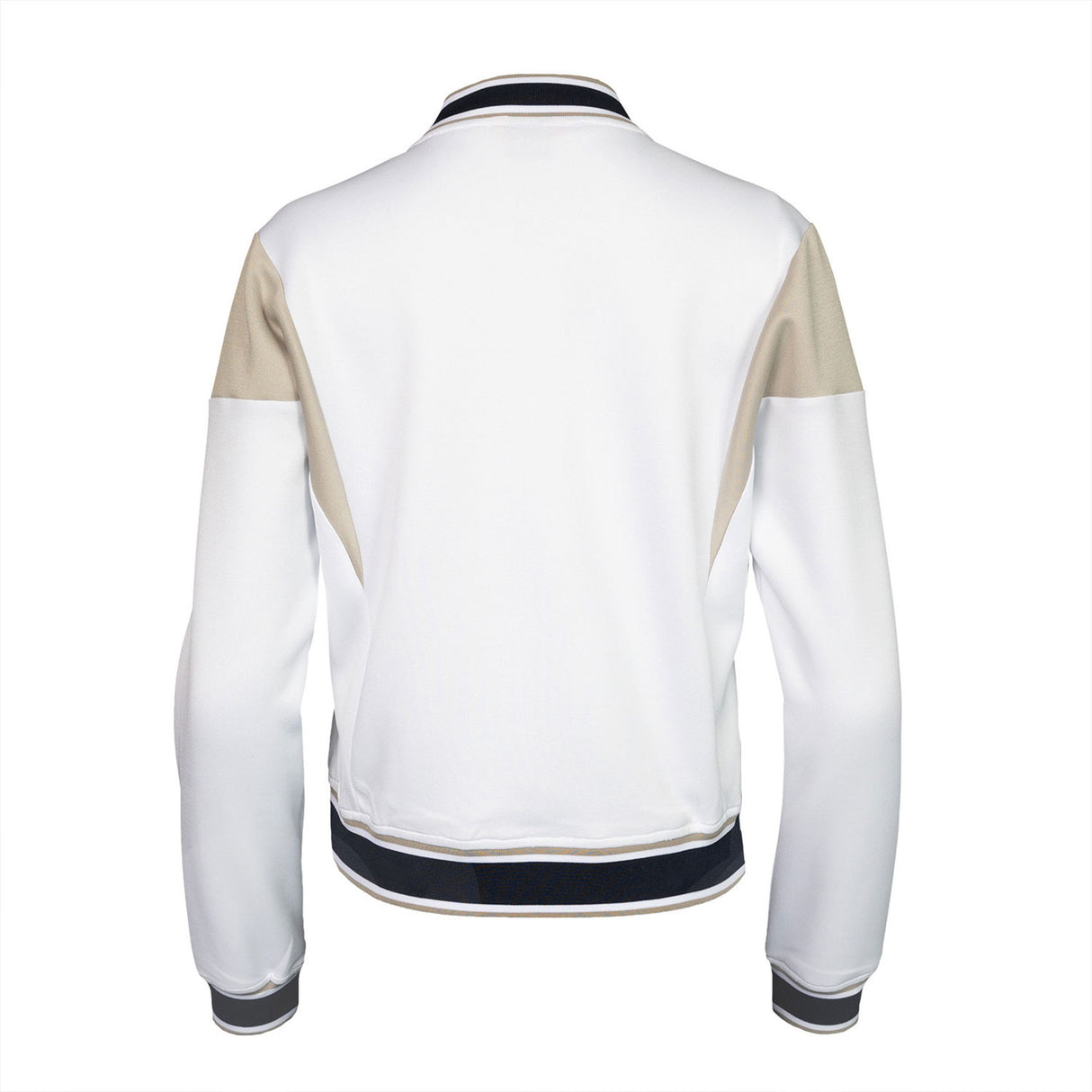 The Indian Maharadja W Pique Bomber Jacket White