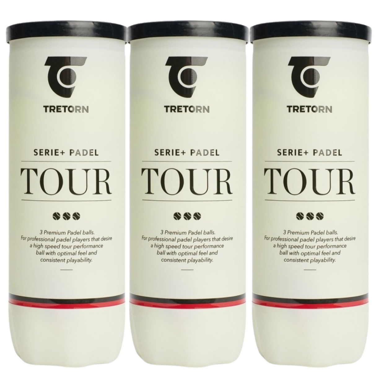 Tretorn Serie Tour Padelballen (3x3 st.)