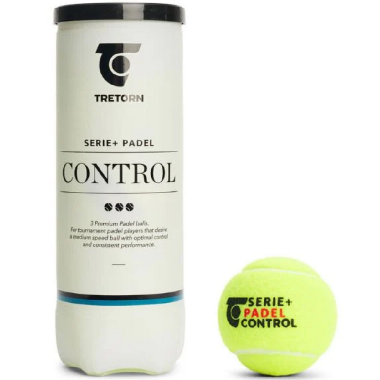 Tretorn Serie + Control Padelballen (3 Stuks)
