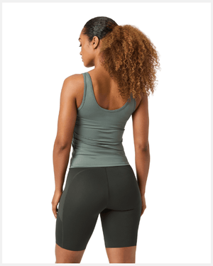 Björn Borg Ace Deep V Neck Tank Top Green - Justpadel.com
