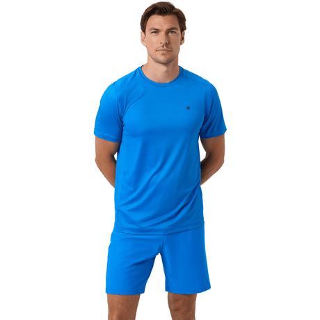 Björn Borg Ace Mesh Panel T-Shirt Blue - Justpadel.com
