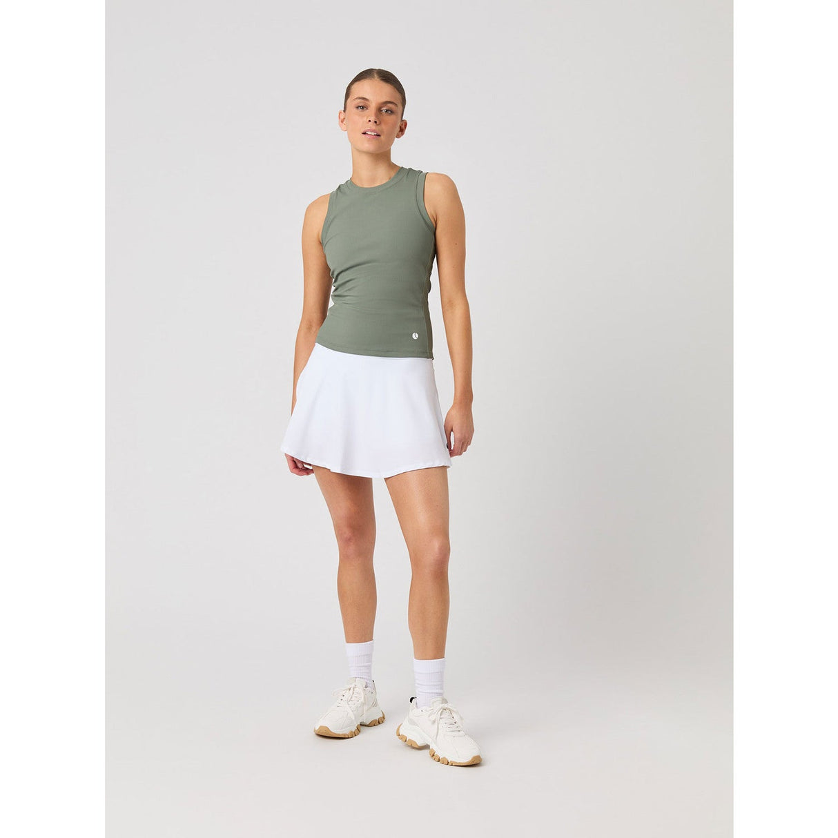 Björn Borg Ace Pocket Ribbed Tank Top Green - Justpadel.com