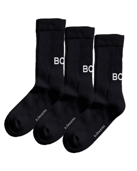 Björn Borg Core Crew Polyamide Sock Black (3 Pack) - 
