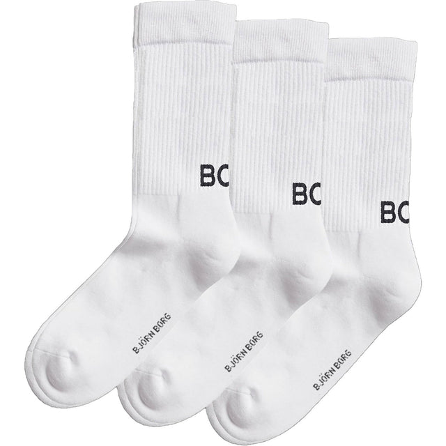 Björn Borg Core Crew Polyamide Sock White (3 Pack) - 