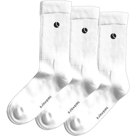 Björn Borg Core Crew Sock White (3 Pack) - 