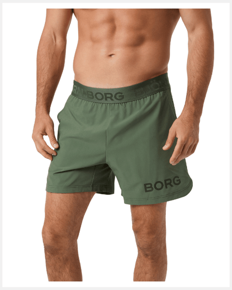 Björn Borg Short Shorts Men Dark Green - Justpadel.com
