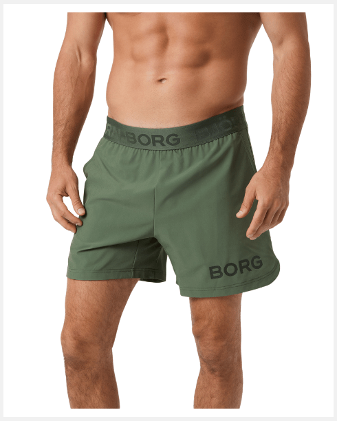 Björn Borg Short Shorts Men Dark Green - Justpadel.com