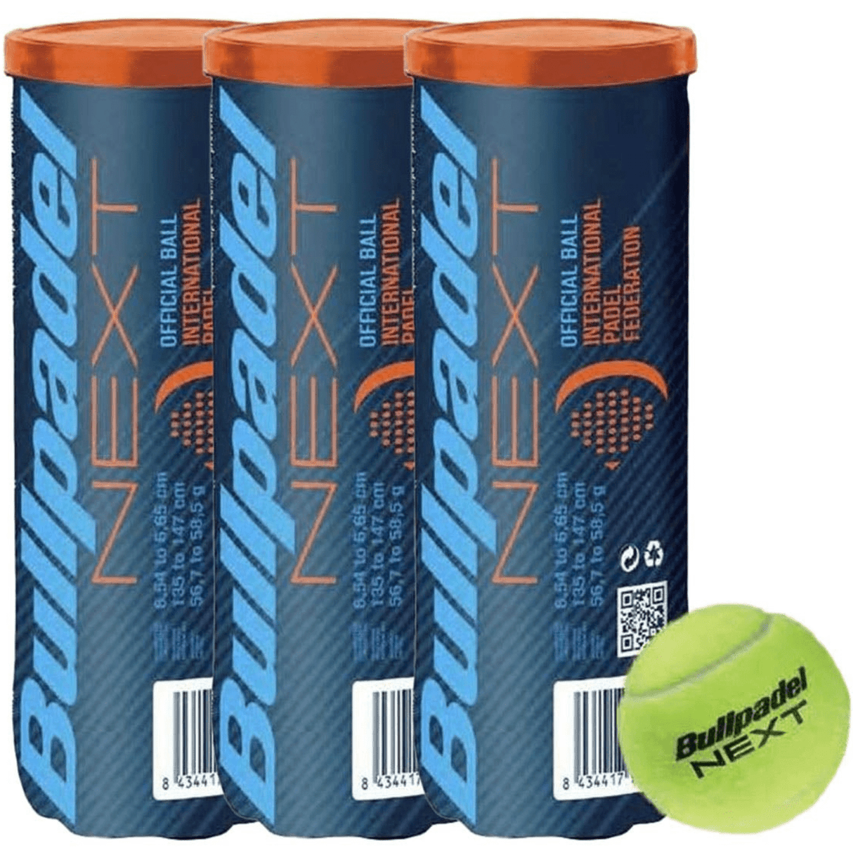 Bullpadel Fip Next Ballen (3x3 st.) - 