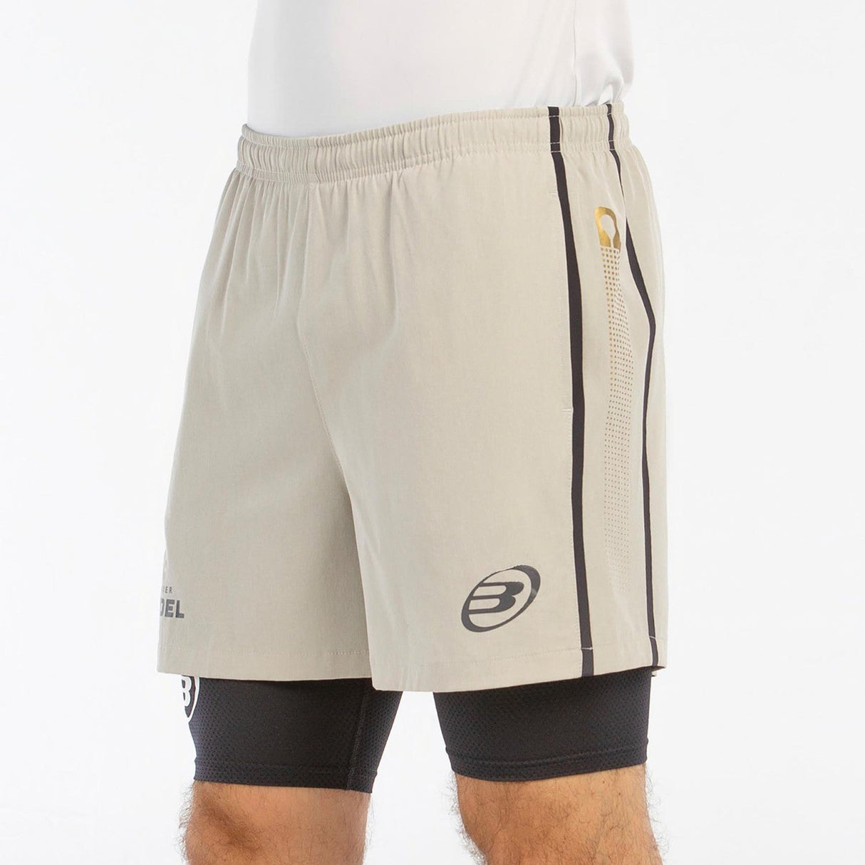 Bullpadel Short Barde Stone - Justpadel.com