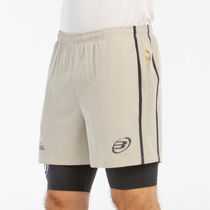 Bullpadel Short Barde Stone - Justpadel.com