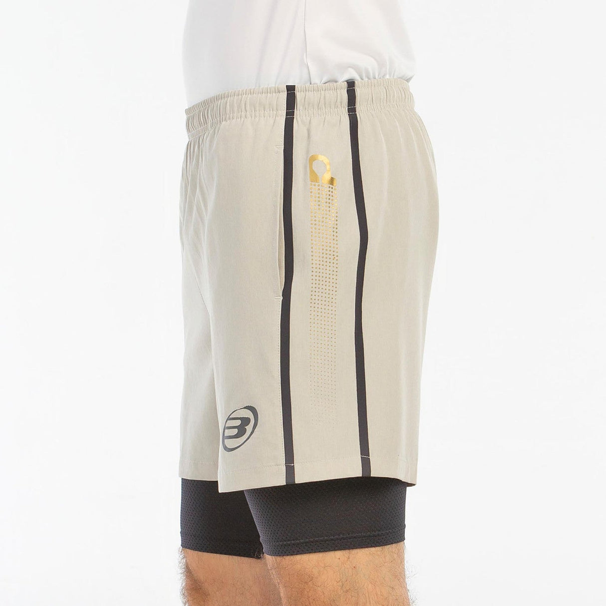 Bullpadel Short Barde Stone - Justpadel.com