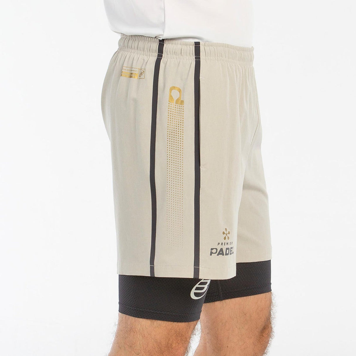 Bullpadel Short Barde Stone - Justpadel.com