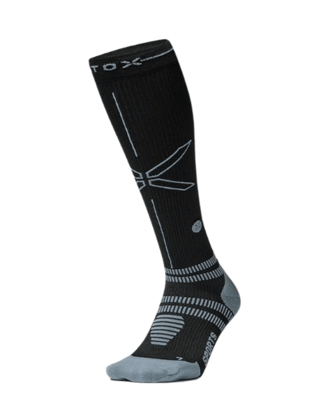 STOX Sports Socks Black/Grey - 